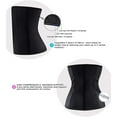 thumbnail image 7 of YIANNA Waist Trainer for Women Underbust Latex Sport Girdle Corsets Cincher Hourglass Body Shaper Black 3x-large, 7 of 7