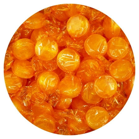 Butterscotch Hard Candy - 2lb Bulk Bag (Approx. 150 pcs) - Individually Wrapped Butterscotch Candy Discs - The Hampton Popcorn & Candy Company