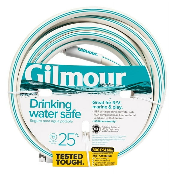 Fiskars 894251-1001 5/8" X 25' Marine & Recreation Drinking Water Safe Hose