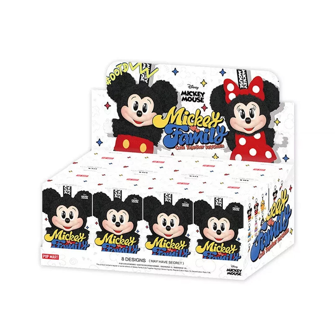 POP MART: Mickey Family Cute Together Keychain - 1 Blind Box
