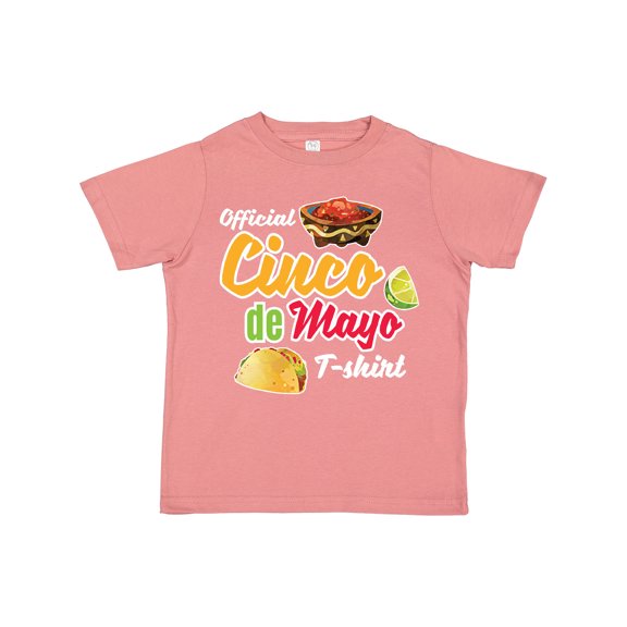 Inktastic Cinco De Mayo Official Tshirt Funny Pun with Taco Salso and Lime Boys or Girls Toddler T-Shirt