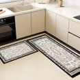 thumbnail image 5 of Floral Kitchen Rugs Sets of 3, Non Slip Kitchen Rugs and Mats Washable Farmhouse Kitchen Rugs Floral Kitchen Floor Mat Carpet Runner Rugs for Hallway Laundry Room, 5 of 12