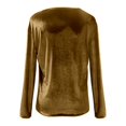 thumbnail image 3 of And Summer High End Velvet Top Round Neck Loose Light Unique And Versatile T Shirt, 3 of 4