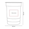 thumbnail image 4 of Paquete con 200 piezas de Vaso de aluminio ecológico gris 9.8 x 12.5, 4 of 4