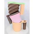 thumbnail image 3 of Fusion Layer 3D Ice Cream Cone Ice Cream Pint Holder Mug Sleeve for Standard 16 oz Pints Reusable Freezer Friendly, 3 of 10