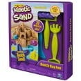 Sand, Beach Day Fun Playset with Castle Molds, Tools and 12 oz