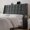 Dark Grey, variant on Upholstered Headboard Size w/ Station, Linen Wingback Headboards w/Storage Pocket, Headboard Only, Bed Frame Adapters, Sturdy Solid Bed Board, Light Grey