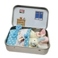 thumbnail image 4 of Pascua de Pascua Bunny Toy Collectible Fine Craftsmanship Creative Pascua Decoración Azul, 4 of 9