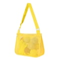 thumbnail image 1 of Bolsa de almacenamiento de juguetes para niños, bolsa de playa de viaje, bolsa de red de playa con perspectiva hueca, bolso de hombro, 1 of 5