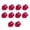 Rose, variant on Travel Friendly Heart Shaped Lipstick Organizers 10 Pieces Clear Scale Cosmetic Bottles For Skincare Products