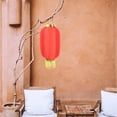 thumbnail image 4 of SEWCHICS Winter Melon Shape Lantern Red Fabric New Year Festival 1Set, 4 of 6