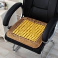 thumbnail image 3 of Cojín de bambú para asiento, cojín para silla de verano, cojín para asiento de coche, transpirable y antideslizante, 3 of 5