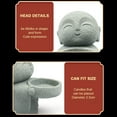thumbnail image 3 of Candelabros para Té Estatuas Buda Resina Wdftyju, 3 of 9
