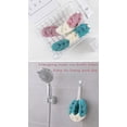 thumbnail image 2 of paquetes de esponjas largas y elásticas para la espalda con cuerda, esponja de malla para baño y ducha, exfoliante corporal, esponja de lufa trenzada elástica., 2 of 5