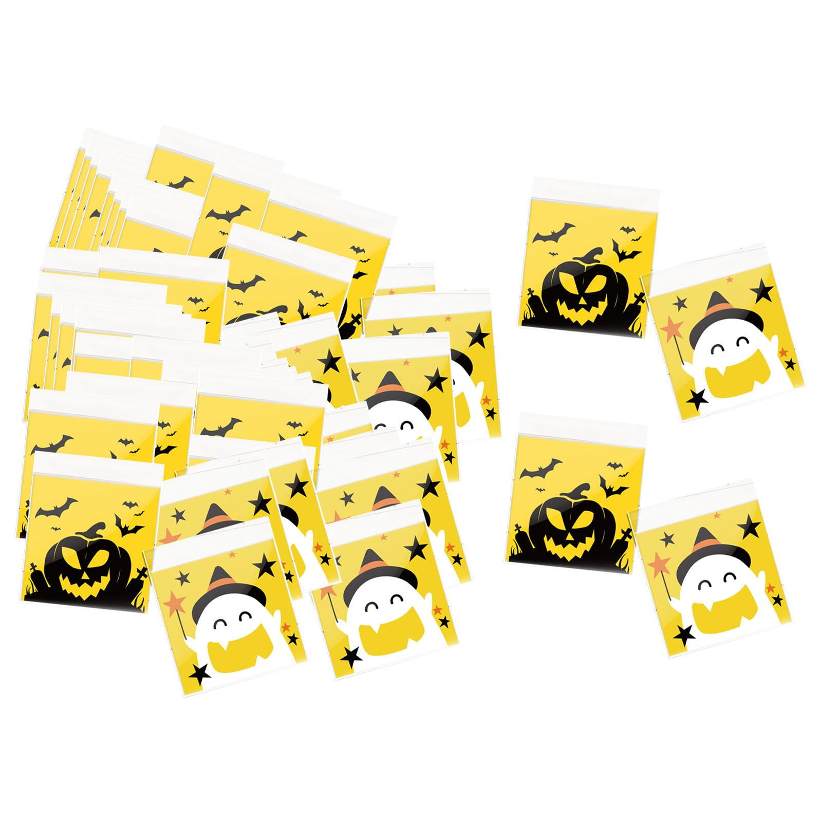 100 Pieces Cookie Bags Self Gift Giving Packaging Treat Bags Wrappers