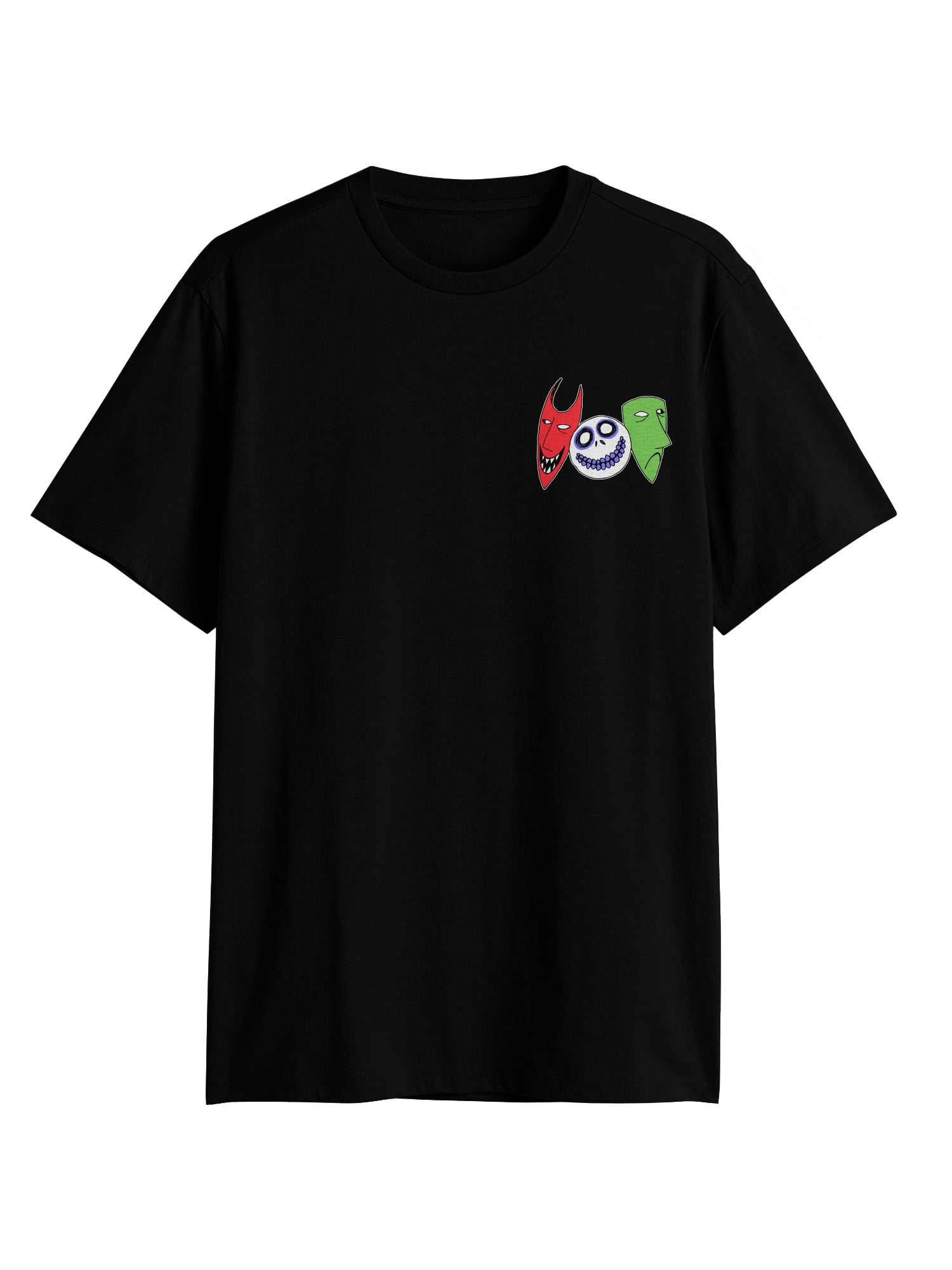 The Nightmare Before Christmas, Men's & Big Men's Graphic T-Shirt, Trio Patch, Sizes S-3XL