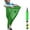 Green, variant on PONPRNGY Granny Pants Yard Game Set - Giant Outdoor Party Game with 2 Bouncy Balls and Pump, Fun Family Reunion & Adult Yard Games for Groups