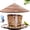 Brown, variant on Bird Feeder Outdoor Hanging for Wild Bird Seed, Grey