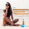 thumbnail image 5 of Beach Accessories for Vacation,Beach Gear Beach Cup Holders Beach Supplies Beach Trip Must Haves for Women Adults Family Friends(Multicolor, 5 Pack), 5 of 5