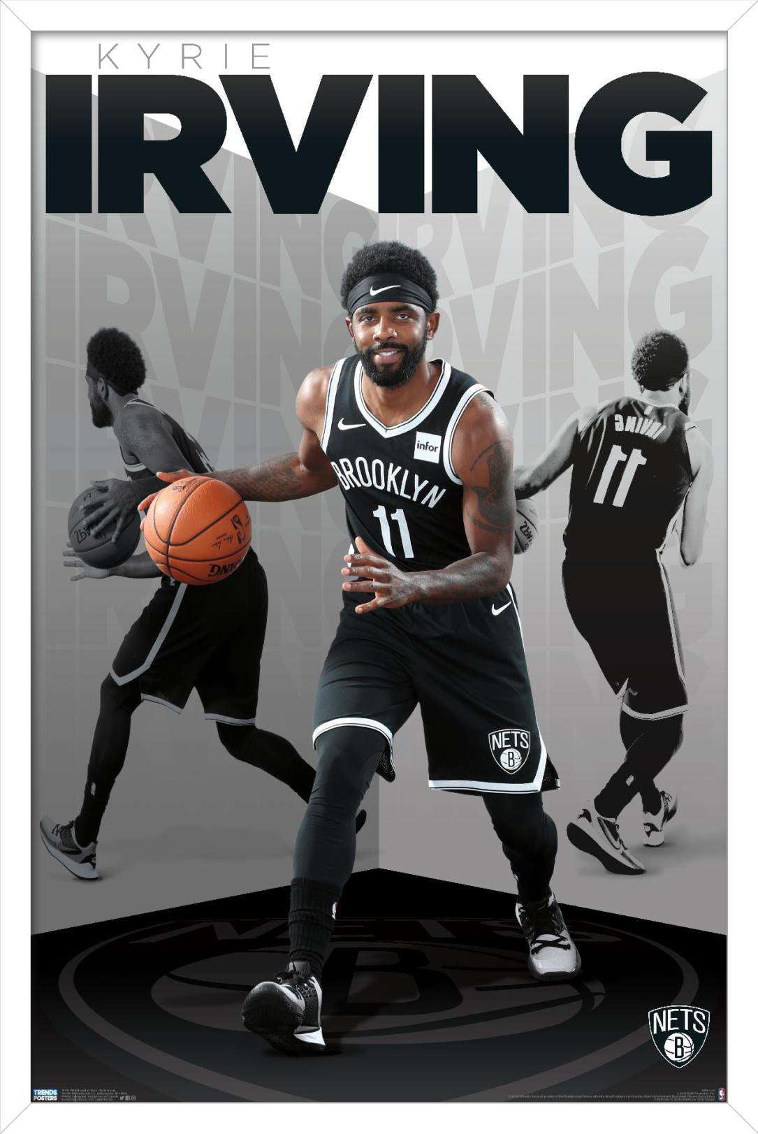 Nba Brooklyn Nets Kyrie Irving Poster, Kyrie Fire Pit