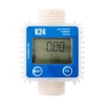 thumbnail image 1 of Medidor de flujo de combustible diésel digital de turbina K24 de 1 pieza para productos químicos, agua líquida, 1 of 8