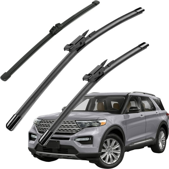 MODIGT Windshield Wiper Blades 26" 22" 11"Replacement for Ford Explorer 2011-2023(Pinch Tab-Set of 3)