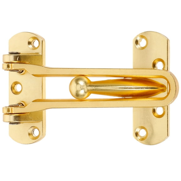 HEALEEP 1Pack Zinc Alloy Door Locks Golden for Front Door Security Reinforcement 4.13X2.56X0.79in