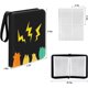 thumbnail image 5 of 4-pocket Trading Card Binder, Fits 400 Cards With 50 Removable Sleeves, Card Collector Album Holder, Toys Gifts For Kids (black), 5 of 5