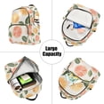 thumbnail image 5 of FORMRS Mini Backpack Purse for Women Travel Daypack Casual Shoulder Bag, Watercolor Orange, 5 of 7