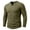 Army Green-3, variant on Men's Long Sleeve Waffle Thermal Shirt Slim Fit Stretch Pullover Underwear Solid Fall Winter Casual Basic T-Shirt White XL