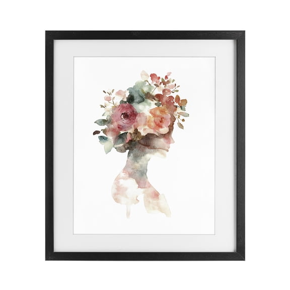 Stupell Industries Floral Dreamscape Silhouette Black Framed Print Under Glass, design by Svetlana Aleynikova