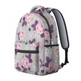 thumbnail image 2 of Pioneer Flower Floral Print Pattern Backpack for School, Cute School Bag with Adjustable Shoulder Straps and Padded Back, 15.3"x11"x7.1", 2 of 5
