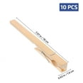 thumbnail image 4 of Raindrops Bamboo Test Tube Clamps Compact Design 10Pcs 7.1x0.6x0.5in, 4 of 6