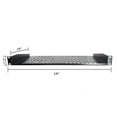 thumbnail image 2 of Edison Supply Set of Two 19-Inch Steel Vented Cantilever Rack Shelves (Black), 2 of 6