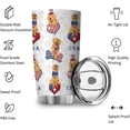 thumbnail image 6 of Independence Day Golden Retriever 20oz Tumbler with Lid July 4th Dog American Flag Paws Love Bones Vacuum Insulated Water Bottles Cups Patriotic Dogs Travel Coffee Mugs, 6 of 6
