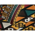 thumbnail image 4 of Ambesonne Kente Pattern Quilted Bedspread Set 3 Pcs, Prehistoric Borders, King Size, Multicolor, 4 of 5