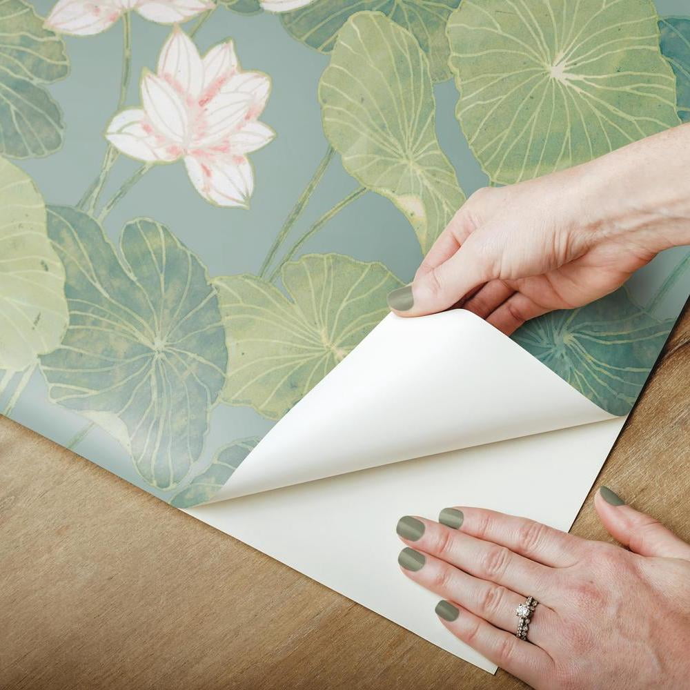 Lily Pad Peel and Stick Wallpaper