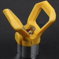 thumbnail image 3 of 2Pc 20 Inch Airless Sprayer Paint Tool Extension Pole 50cm with Tip Guard Nozzle,2 * Sprayer Paint gun Extension Pole,Yellow & silver, 3 of 8