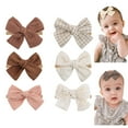 thumbnail image 2 of Delicate Hairband Baby Headband with Bowknot Accent Photography Props for 100 Day Pictures Taking & Special Occasion, 2 of 8