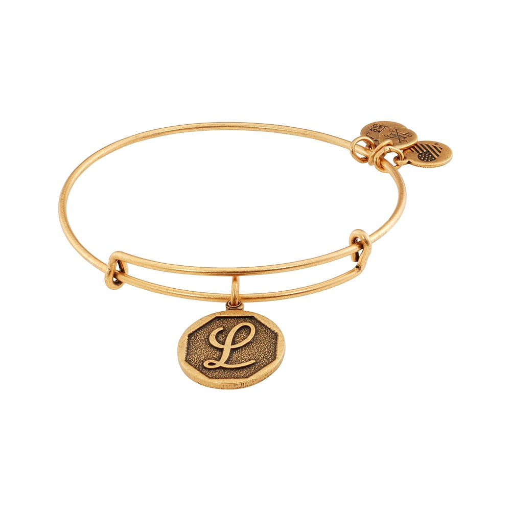 Real 10kt Yellow Gold Small Script Initial L Charm