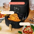 thumbnail image 4 of Beautiful 6 Qt Air Fryer with TurboCrisp Technology, EverGood Ceramic Nonstick Coating, Black Sesame by Drew Barrymore, 4 of 18