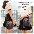 thumbnail image 6 of FORMRS Crossbody Bag for Women Quilted Travel Shoulder Cell Phone Purse with Chain Strap Handbag, UFO with Hearts Pattern, 6 of 7
