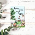 thumbnail image 6 of Wood Sign Life Is Better on The Farm Wooden Board Farm Animals Sheep Goat Watercolor Rustic Retro Farmhouse Wall Hanging Plaque 12x8in Vintage Retro Wooden Plaque Decor for Kitchen Outdoors Living Ro, 6 of 6