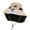 Beige, variant on LIIPEE Girls Boys Solar Powered Fans Hats Summer Fashion Cute Cartoon Printed Bucket Wide Brim Adjustable Strap Sun Hat Protection Caps With Neck Flap Girls Leisure Beach Sunscreen Cap,Beige,1