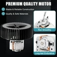 thumbnail image 3 of S97017450 Bathroom Vent Fan Motor for Broan Nutone 771, 771-A 1.5HP, 120V, 70CFM, 3000 RPM Electric Motor, 1 Piece, 3 of 5