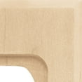 thumbnail image 3 of Franklin Brass W10397V-UN-C Square Single Duplex Outlet Wall Switch Plate/Cover, 3 pack, Unfinished Wood, 3 Count, 3 of 8