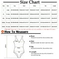 thumbnail image 2 of Maillots de Bain pour Femmes Grande Taille, Maillot de Bain une Pièce pour Femmes, Robe de Bain Fluide à Col en V Profond, Jupe de Bain Modeste à Couverture Complète, Maillots de Bain pour Femmes G-4TG, 2 of 6