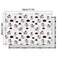 thumbnail image 6 of White Cow Cloud Pattern Summer Placemats Table Placemats Set Of 4-Linen Kitchen Washable Placemats Table Mats 11.8"x17.7" Non-Slip Heat Resistant, 6 of 6