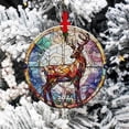 thumbnail image 2 of Rbaofujie Décorations de Noël Intérieures Pendentif Acrylique Concave Texturé Rond Décoration de Noël, 2 of 7