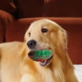 thumbnail image 5 of Christmas Dog Toy Squeaky Bone Shaped Chew Ball for Small Medium Dogs Dental Cleaning Festive Holiday Pet Gift Teething Toy with Gum Massage Texture, 5 of 6
